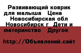 Развивающий коврик для малыша › Цена ­ 500 - Новосибирская обл., Новосибирск г. Дети и материнство » Другое   